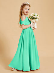 Off-the-Shoulder Bridesmaid Gown for Juniors Turquoise