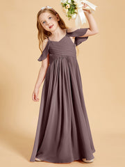 Off-the-Shoulder Bridesmaid Gown for Juniors Vintage Mauve