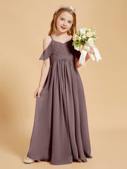 Off-the-Shoulder Bridesmaid Gown for Juniors Vintage Mauve