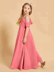 Off-the-Shoulder Bridesmaid Gown for Juniors Watermelon