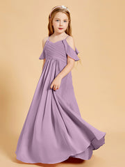 Off-the-Shoulder Bridesmaid Gown for Juniors Wisteria