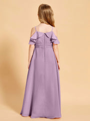 Off-the-Shoulder Bridesmaid Gown for Juniors Wisteria