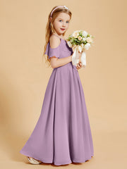 Off-the-Shoulder Bridesmaid Gown for Juniors Wisteria