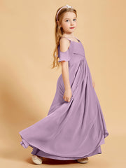 Off-the-Shoulder Bridesmaid Gown for Juniors Wisteria