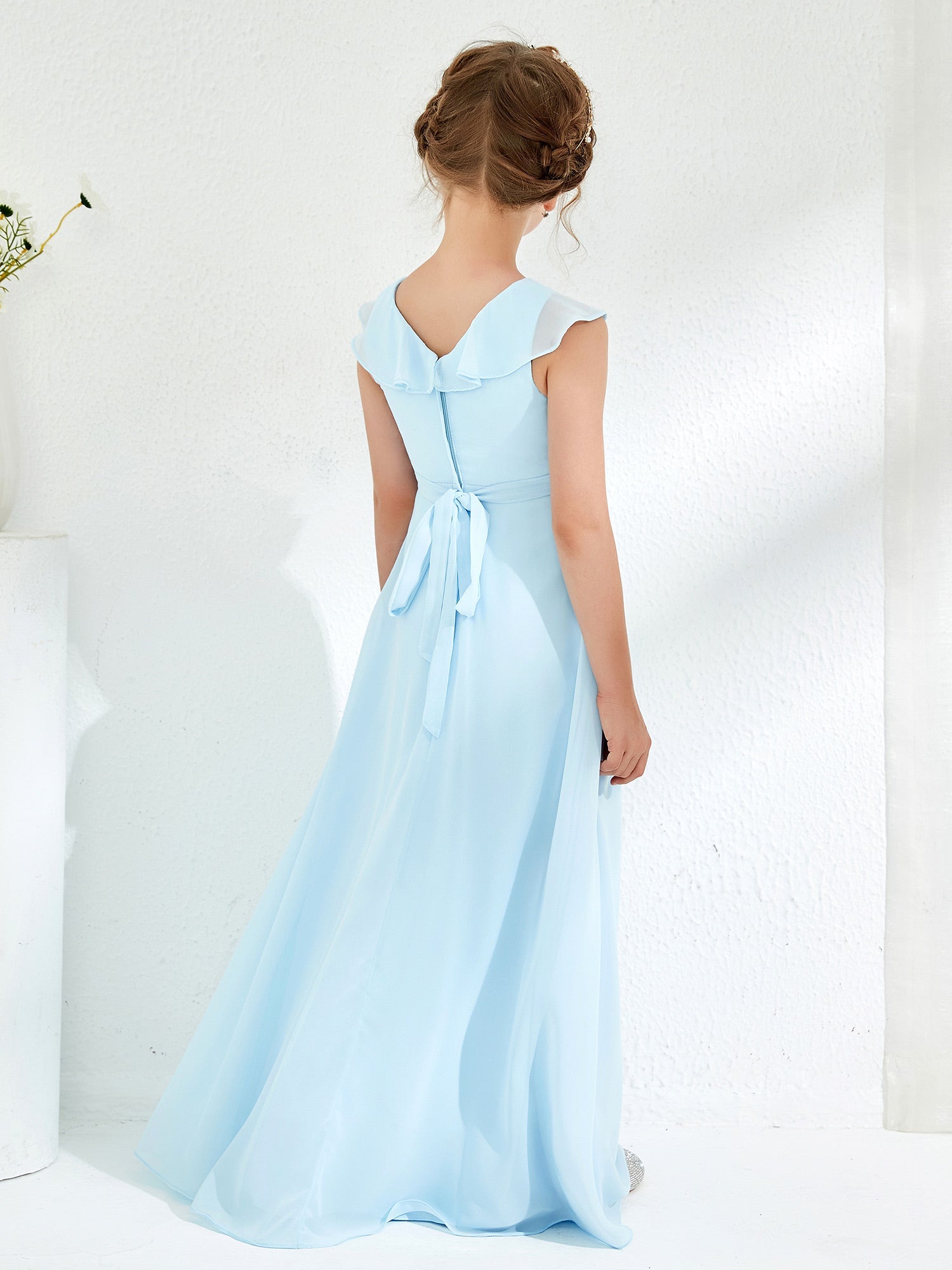 Black junior bridesmaid dresses best sale