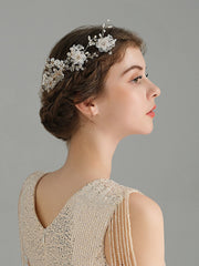 Crystal/Pearl Hair Combs Hair Accessories 3 Pcs