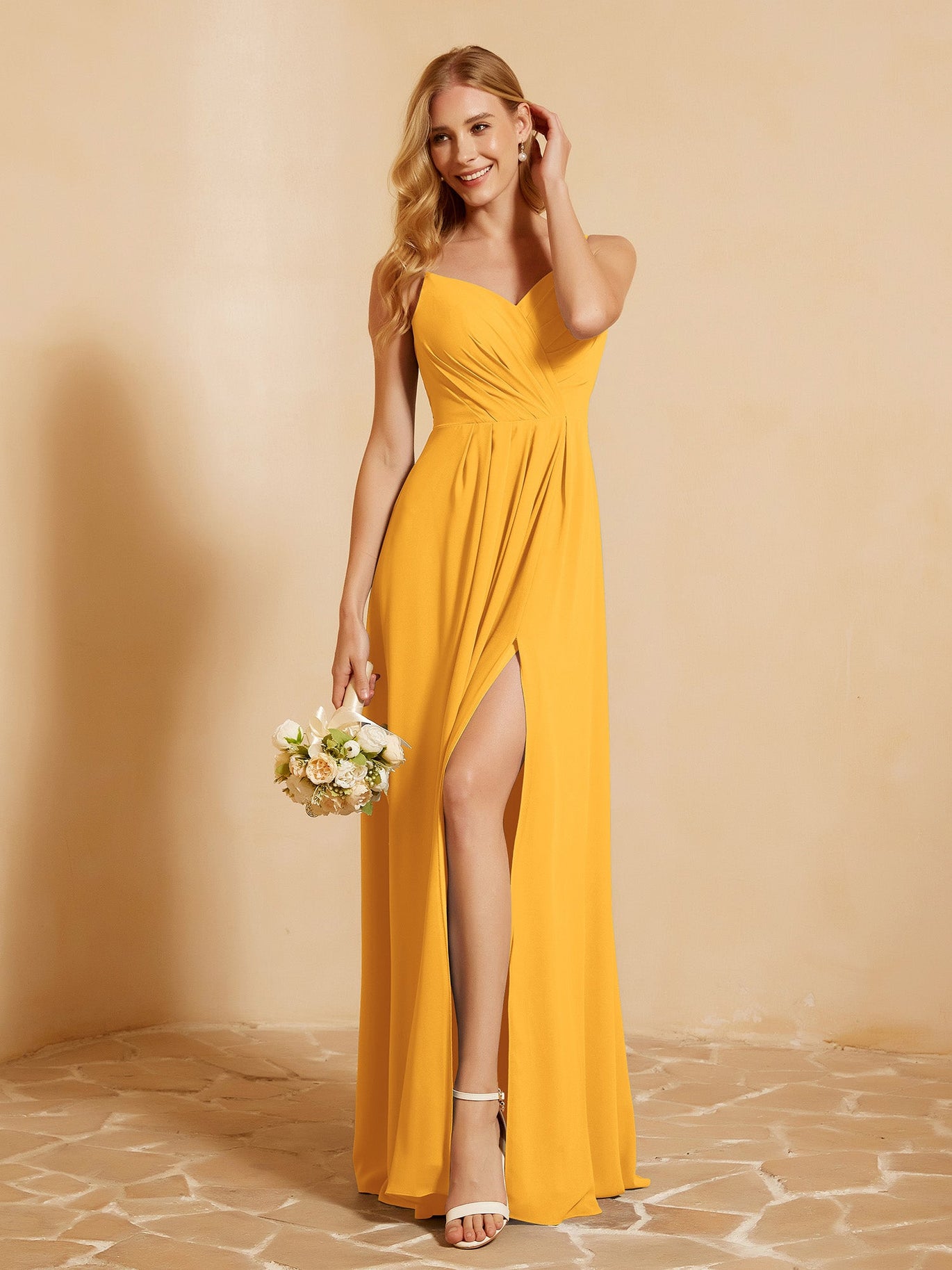 Add a Splash of Color with Tangerine Bridesmaid Dresses  BABARONI UK