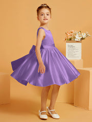 Cute A-Line Bow Short Flower Girl Dress Tahiti