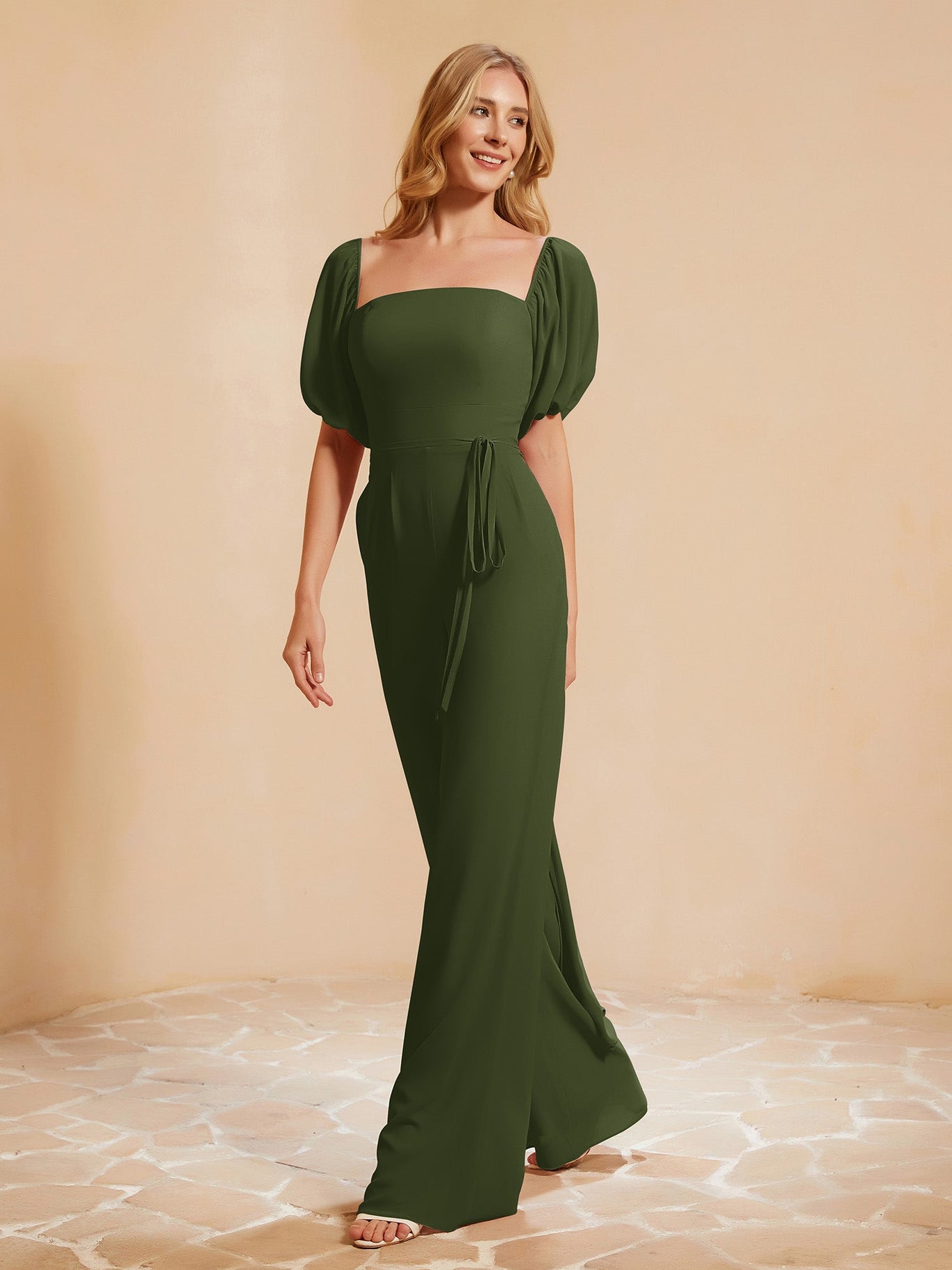 blue dress for baby girl Classic Multiway Infinity Dress in Olive Green - Evening Dresses