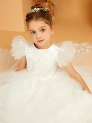 Cute Ball-Gown Scoop Neckline Tulle Dress