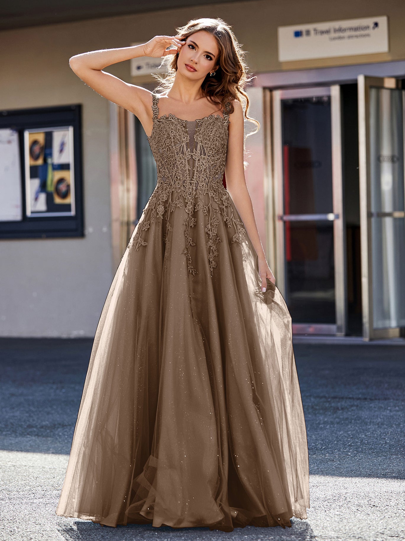 Brown Prom Dresses BABARONI UK Brown Prom Dresses BABARONI UK