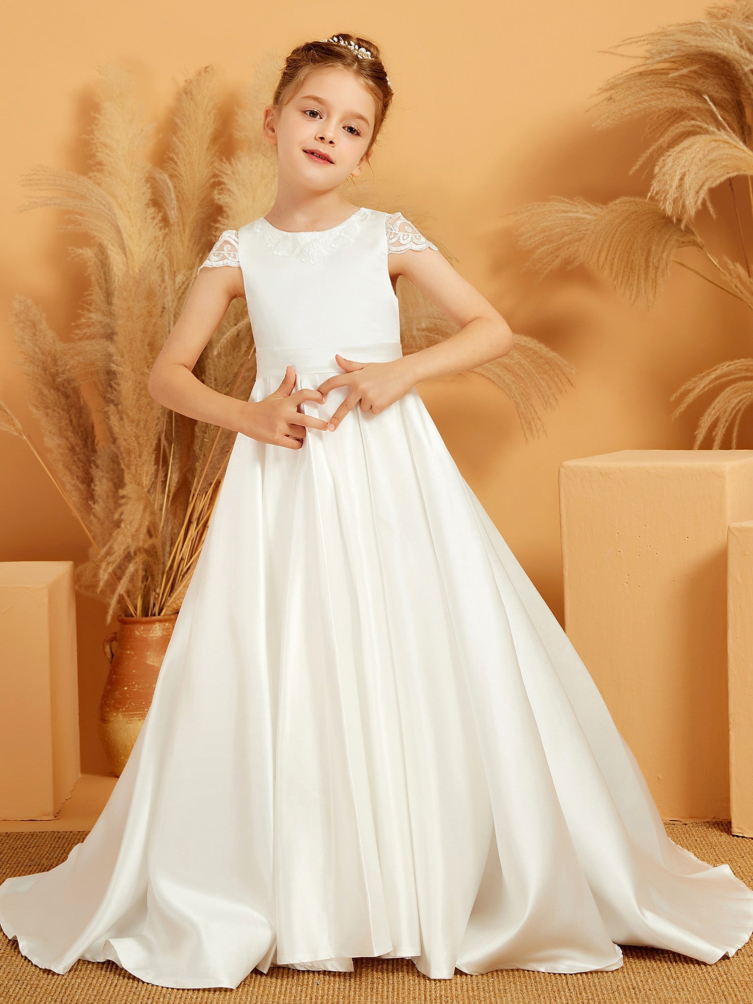 First Communion Dresses Elegant Dresses Timeless Beauty for Girls BABARONI UK