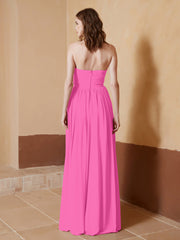 Strapless Chiffon Full Length Dresses Azalea