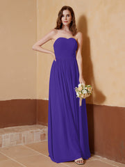 Strapless Chiffon Full Length Dresses Regency