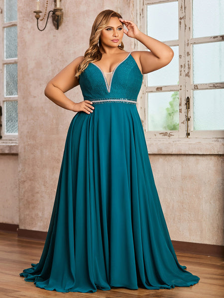 dark turquoise bridesmaid dresses Maxi A-Line Satin Dress