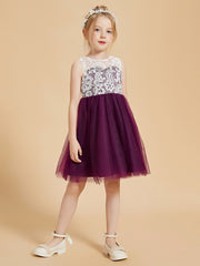 Charming Lace and Tulle Sleeveless Flower Girl Dresses