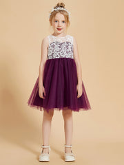 Charming Lace and Tulle Sleeveless Flower Girl Dresses