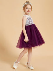 Charming Lace and Tulle Sleeveless Flower Girl Dresses