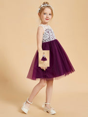 Charming Lace and Tulle Sleeveless Flower Girl Dresses