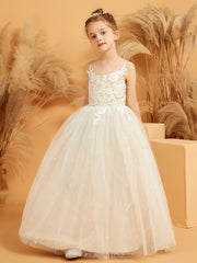 Cute Spaghetti Strap Tulle Ball Gown