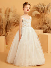 Cute Spaghetti Strap Tulle Ball Gown