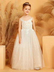 Cute Spaghetti Strap Tulle Ball Gown