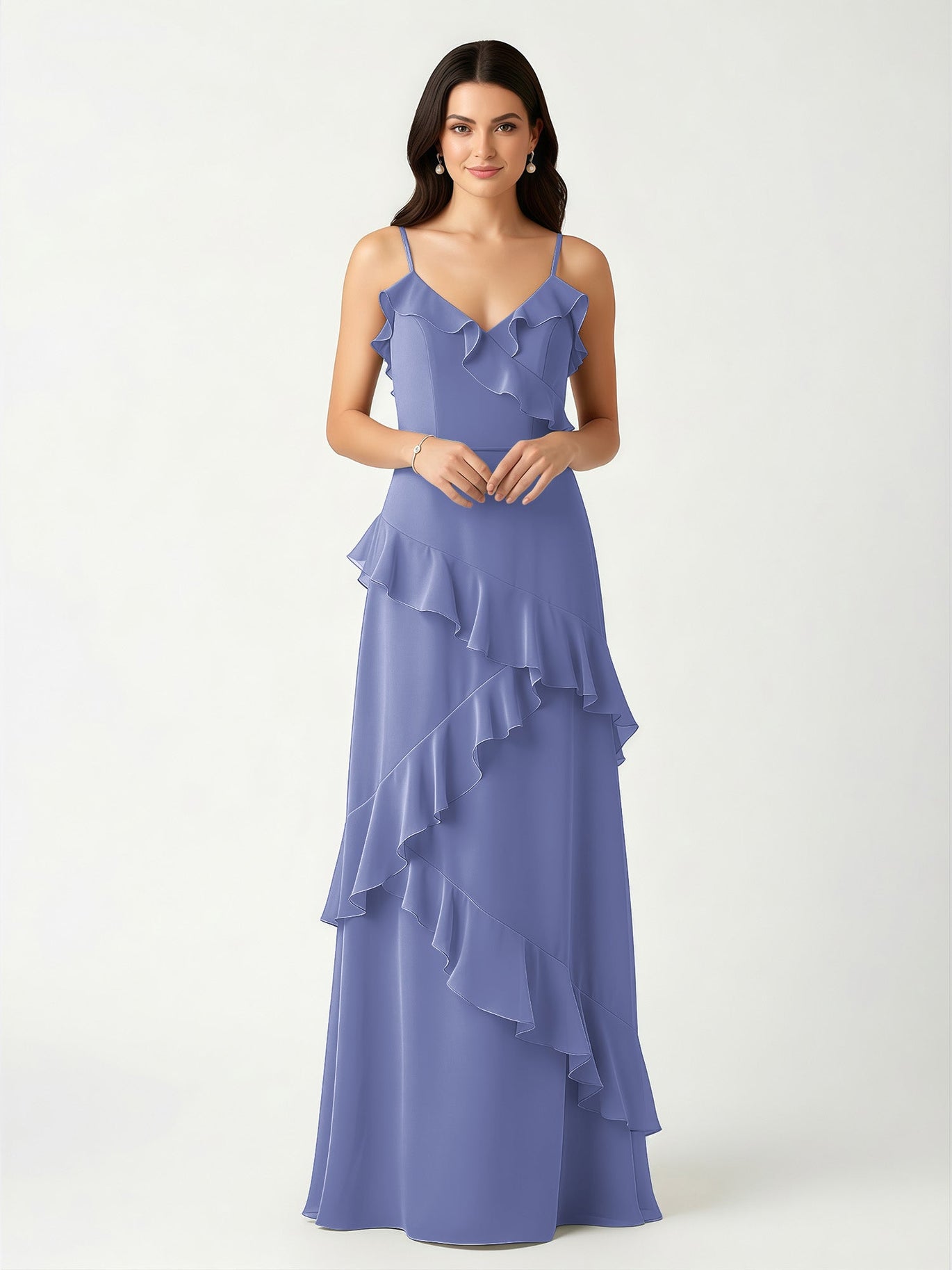 Periwinkle Bridesmaid Dresses – BABARONI UK