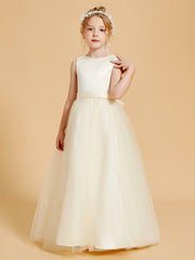 Tulle Flower Girl Dresses Adorned Bead Adorned