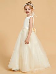Tulle Flower Girl Dresses Adorned Bead Adorned
