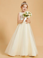 Tulle Flower Girl Dresses Adorned Bead Adorned