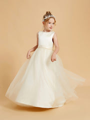 Tulle Flower Girl Dresses Adorned Bead Adorned