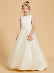 Tulle Flower Girl Dresses Adorned Bead Adorned