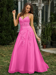 Sweetheart Appliqued Beaded Sweep Train Dress Azalea Plus Size