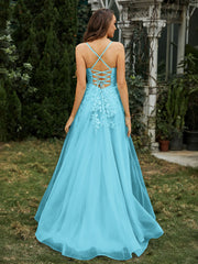Sweetheart Appliqued Beaded Sweep Train Dress Pool Plus Size