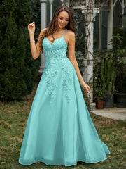 Sweetheart Appliqued Beaded Sweep Train Dress Spa