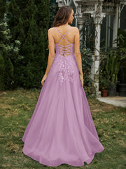 Sweetheart Appliqued Beaded Sweep Train Dress Wisteria