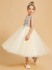 Elegant Flower Girl Dresses Enhanced with Tulle and Appliqued Accents