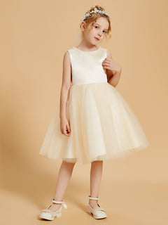 Sparkling Flower Girl Dresses with a Stunning Open Back