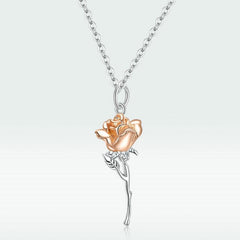 Rose Flower Necklace Birthday Gifts