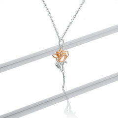 Rose Flower Necklace Birthday Gifts