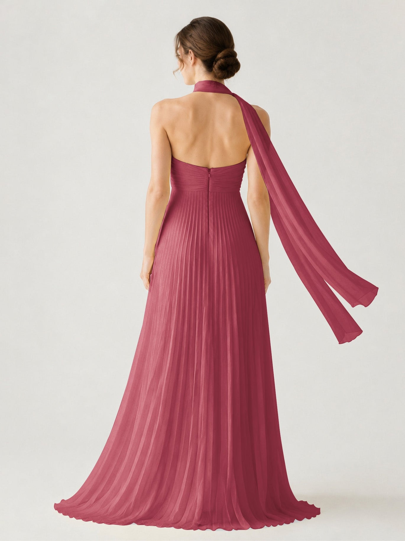 formal dresses with sleeves Long Sweetheart Sheath Black Split Tammi Halter Buckle Vest The dress is fully Color:Dark Jade DESIGNER DRESSES
