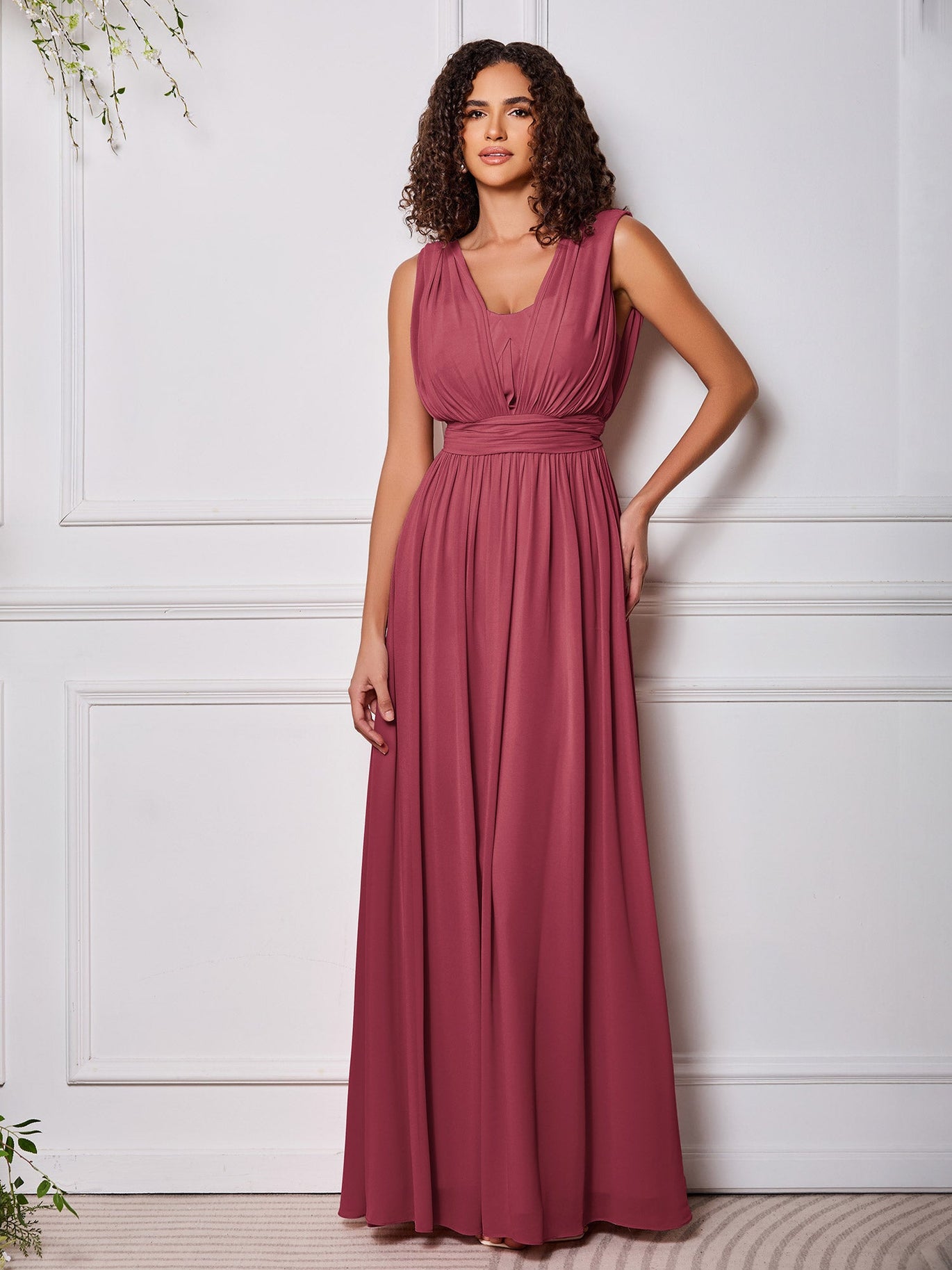 cinnamon rose bridesmaid dresses uk Piper Tie Maxi Bridesmaid Dress