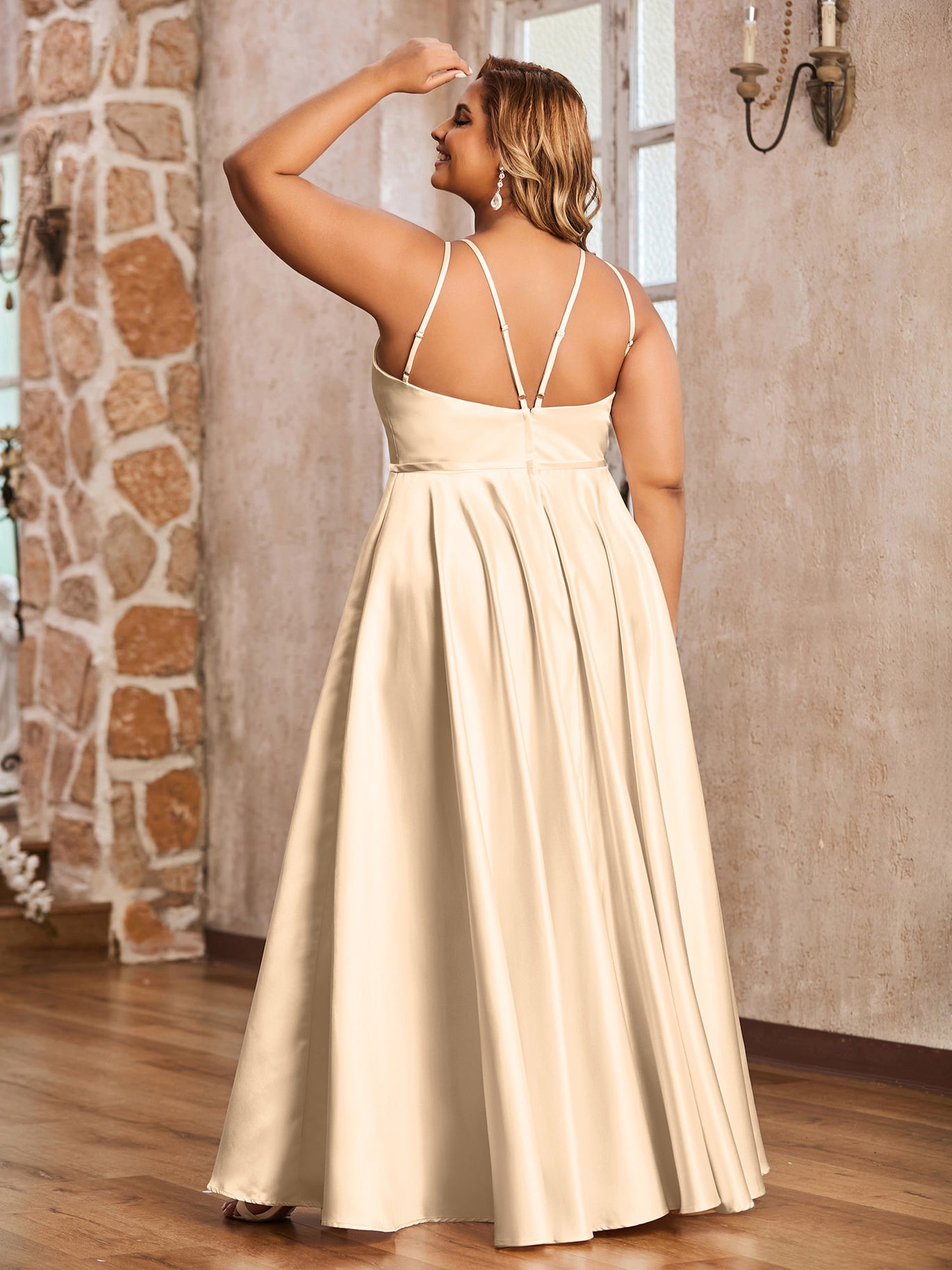 sachin and babi light blue dress Champagne Bridesmaid Dresses UK | Multiway Infinity main image 0