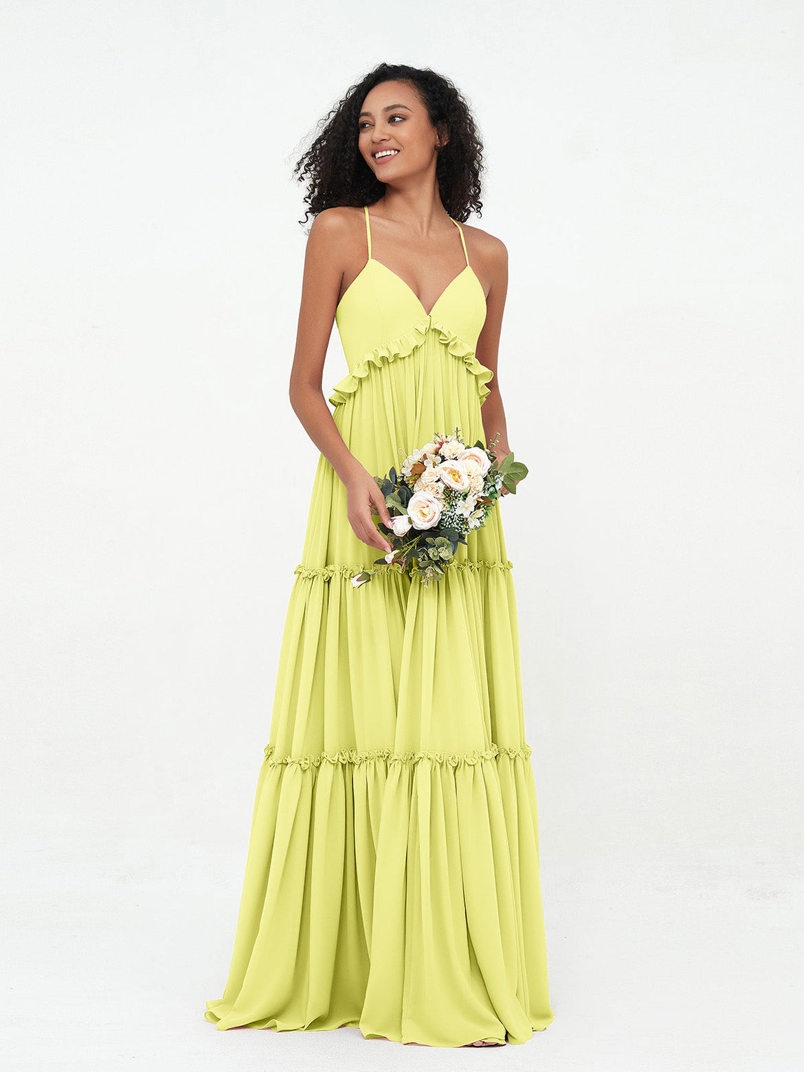 sunflower yellow bridesmaid dresses uk Yellow Bridesmaid Dresses, Matching Bouquets