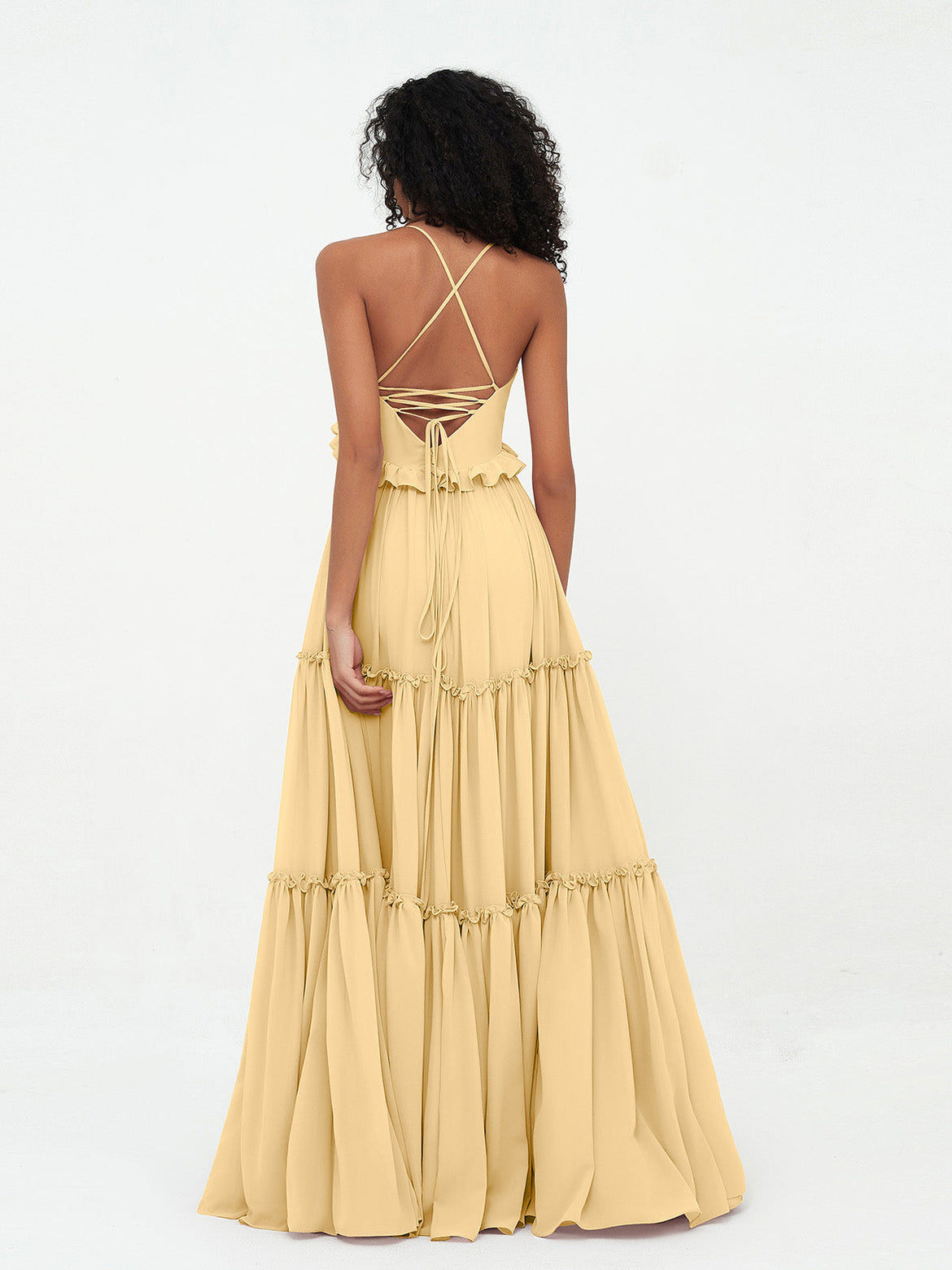 gold maxi dresses WEDTREND Women Gold Mermaid Evening Dress Sparkly Halter Cut Out Party Dress  – Wedtrend UK