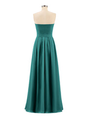 Straplesses Chiffon Maxi Dresses with Bow Vintage Mauve