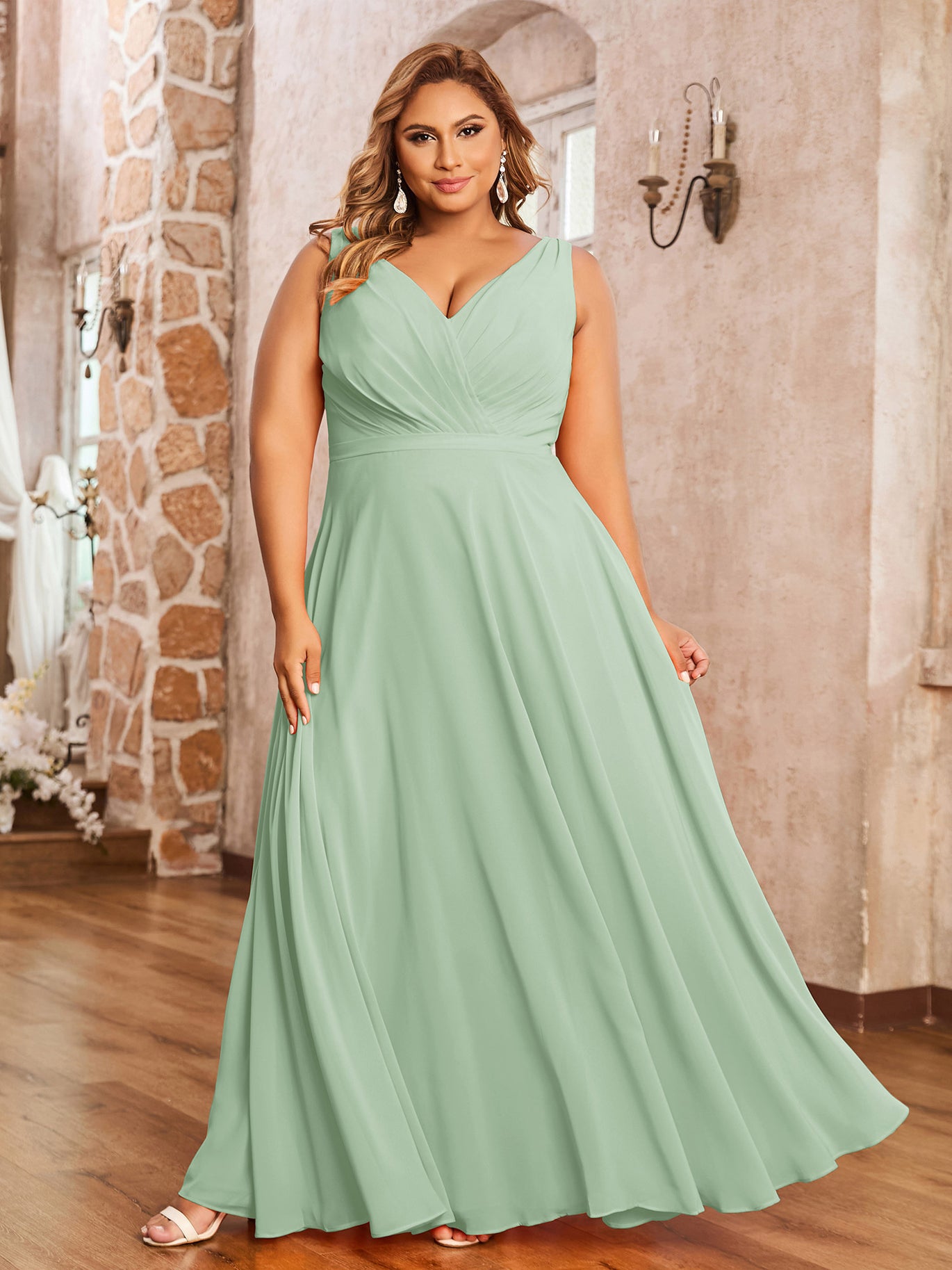Chubby Plus Size Bridesmaid Dresses Azazie Plus Size A-Line V-Neck Floor-Length Chiffon Bridesmaid Chubby Plus Size Bridesmaid Dresses Azazie Plus Size A-Line V-Neck Floor-Length Chiffon Bridesmaid