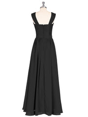 Long Dress with Lace Bodice and Straps Vintage Mauve