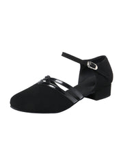 Women's Ballroom Shoes Cuban Heel Indoor Dance Shoes