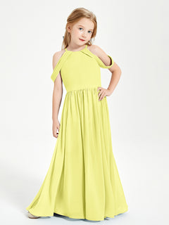 Dreamy Off the Shoulder Bridesmaid Gown for Junior Daffodil